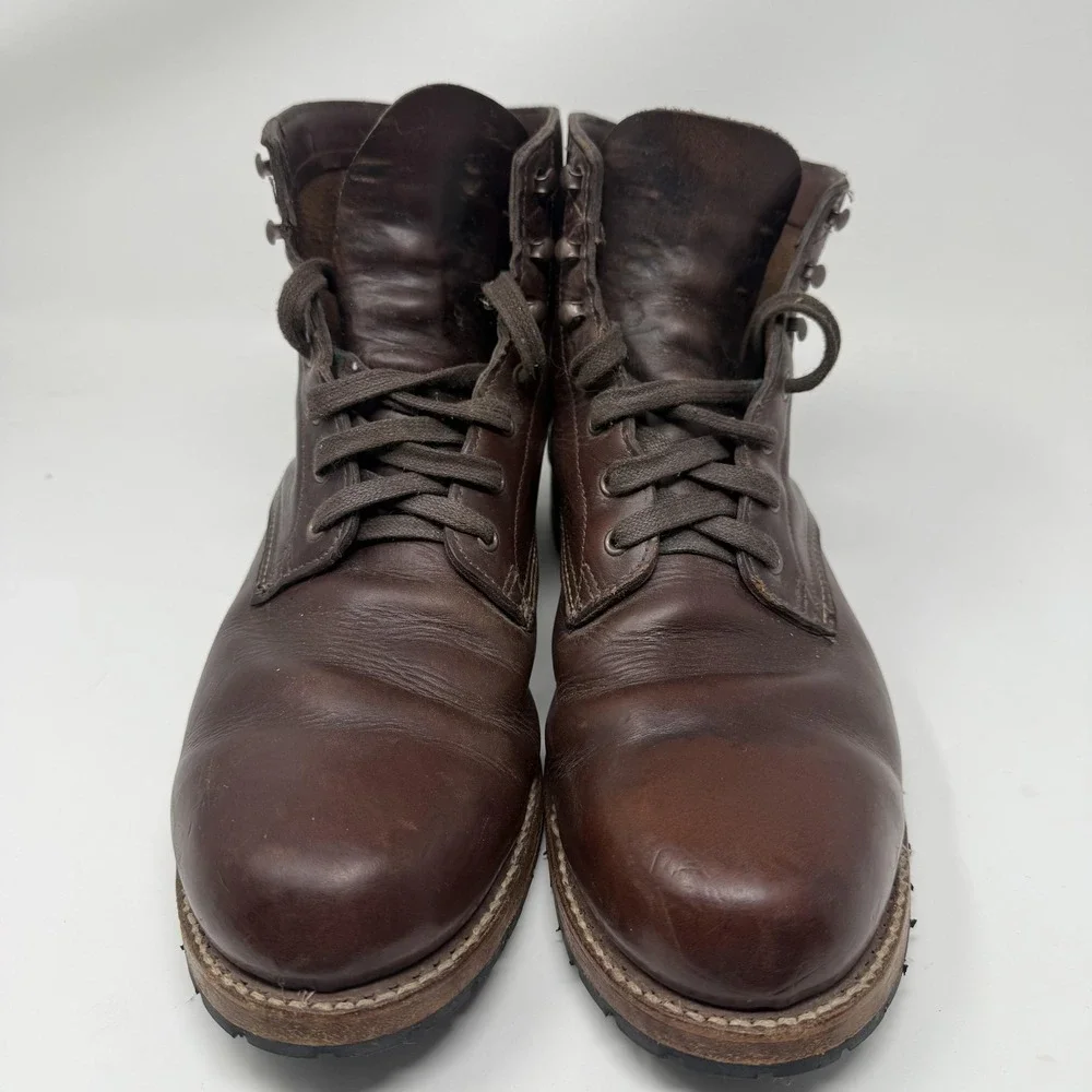 Wolverine 1000 Mile Boots Mens‎ Size 13 Brown Leather Lace Up Made USA Workwear